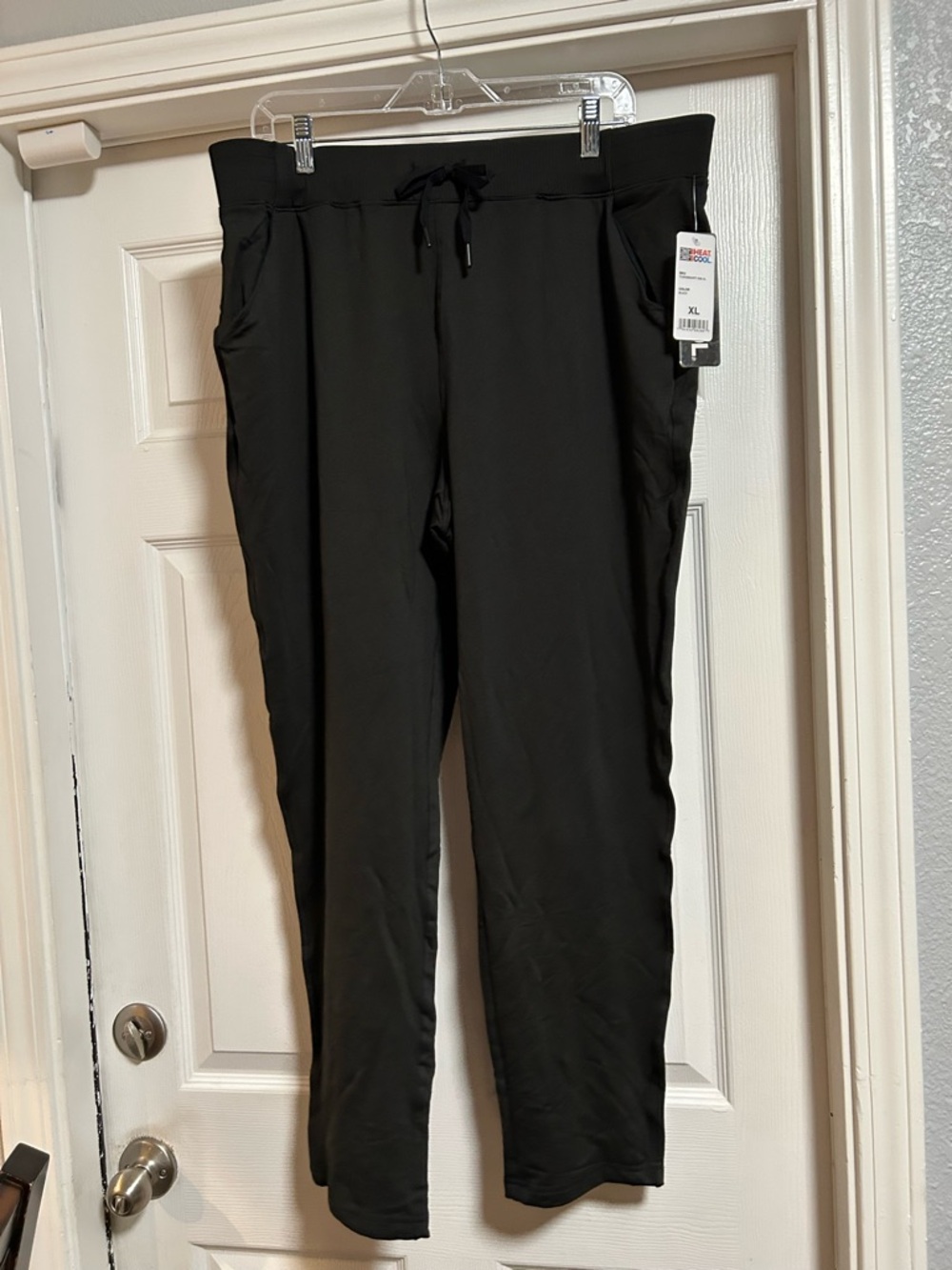 32 Degrees Cool Black Drawstring Jogger Pants